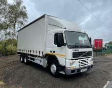 1999 Volvo FM12 380 6x2  26 Tons 1 Tyre Rear Lift Sleeper Cab Curtainsider,, 8 Speed  Manual Gearbox 